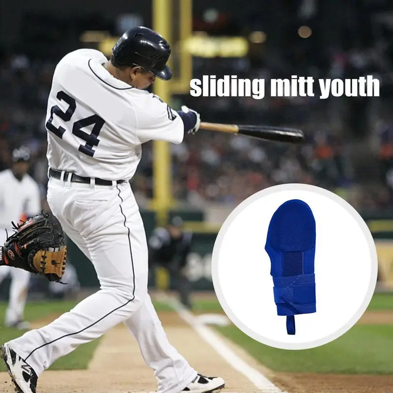Softball Sliding Gloves Breathable Right Hand Sliding Mitt for Softball Protective Baseball Hand Guard for Adults Youth Kid