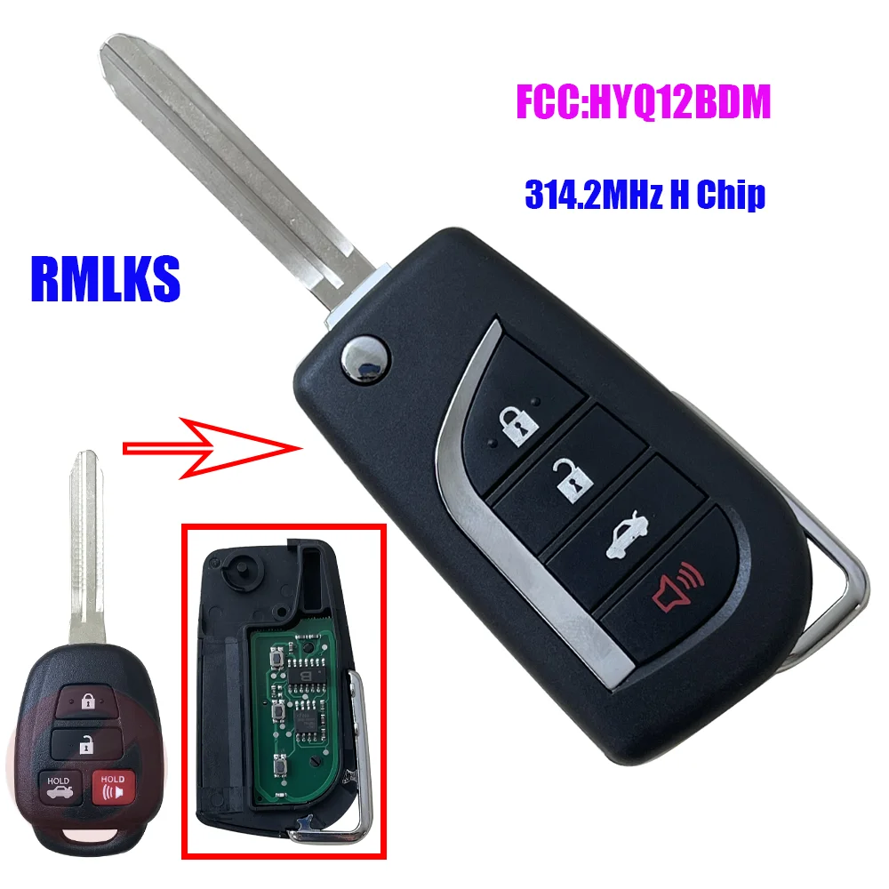 Llavero De Repuesto Para Toyota Rav4 2006-2010/Scion XB