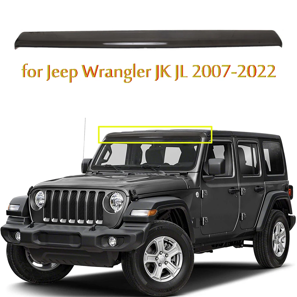 Car Roof Sand Guards For Jeep Wrangler Jk Jl 2007-2022 Car Accessories Sun  Shade Dark Smoke Smooth Sunroof Wind Deflector - Styling Mouldings -  AliExpress