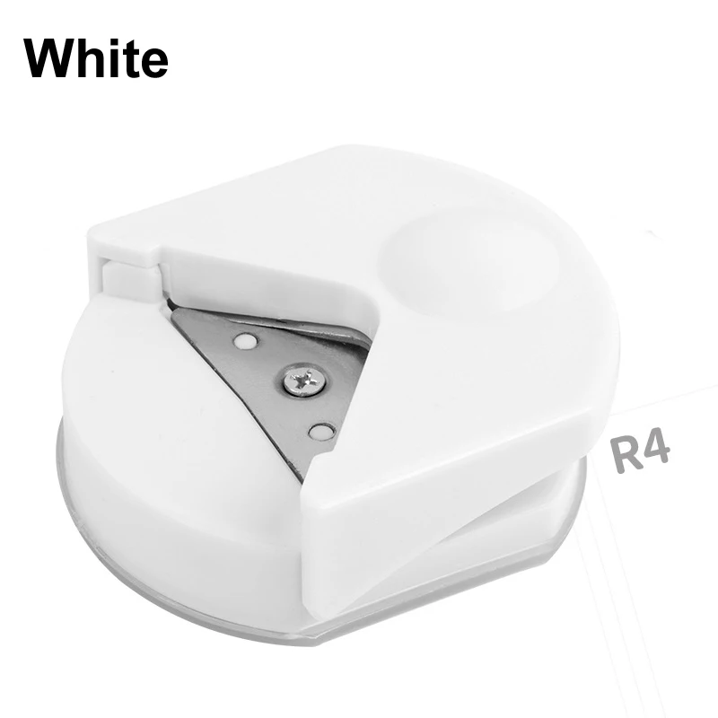 Mini Portable fillet cutter R4 Angle Circular design paper punch album paper card Photo punching machine office binding Tools