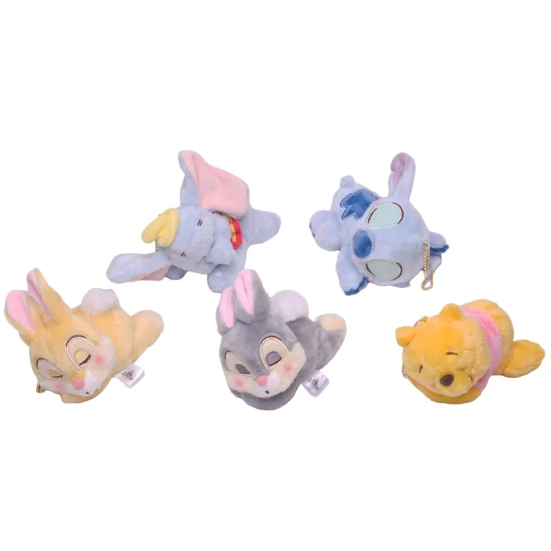 Cute Lying Position Sweet Dream Sampu Bunny Bonny Rabbit Winnie The Pooh Dumbo Dumbo Stee Plush Toys Small Doll Pendants