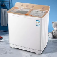 CHIGO – lave-linge semi-automatique à double baignoire, 10KG, charge supérieure, grande capacité, pour location domestique, dortoir, usage Commercial 1