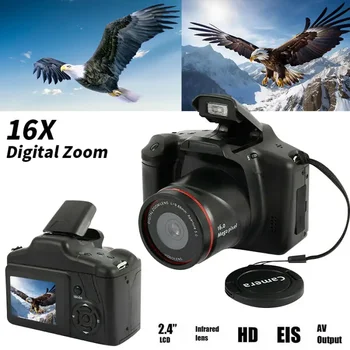 Fotocamera fotografica digitale 4K videocamera da 16mp videoregistratore Vlog Zoom digitale 16X per viaggi di feste