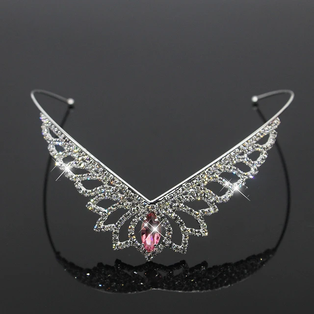 Tiara Con Strass E Cristalli Per Donne E Ragazze - Corona Da Principessa Per Matrimoni E Feste - Foto 7
