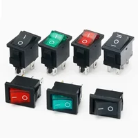 10Pcs KCD1 Series 2/3/4 Pin Boat Car Rocker Position Power Switches 15mm x 21mm Black Red Green 6A/250V 10A/125V AC Wholesale - Image 3