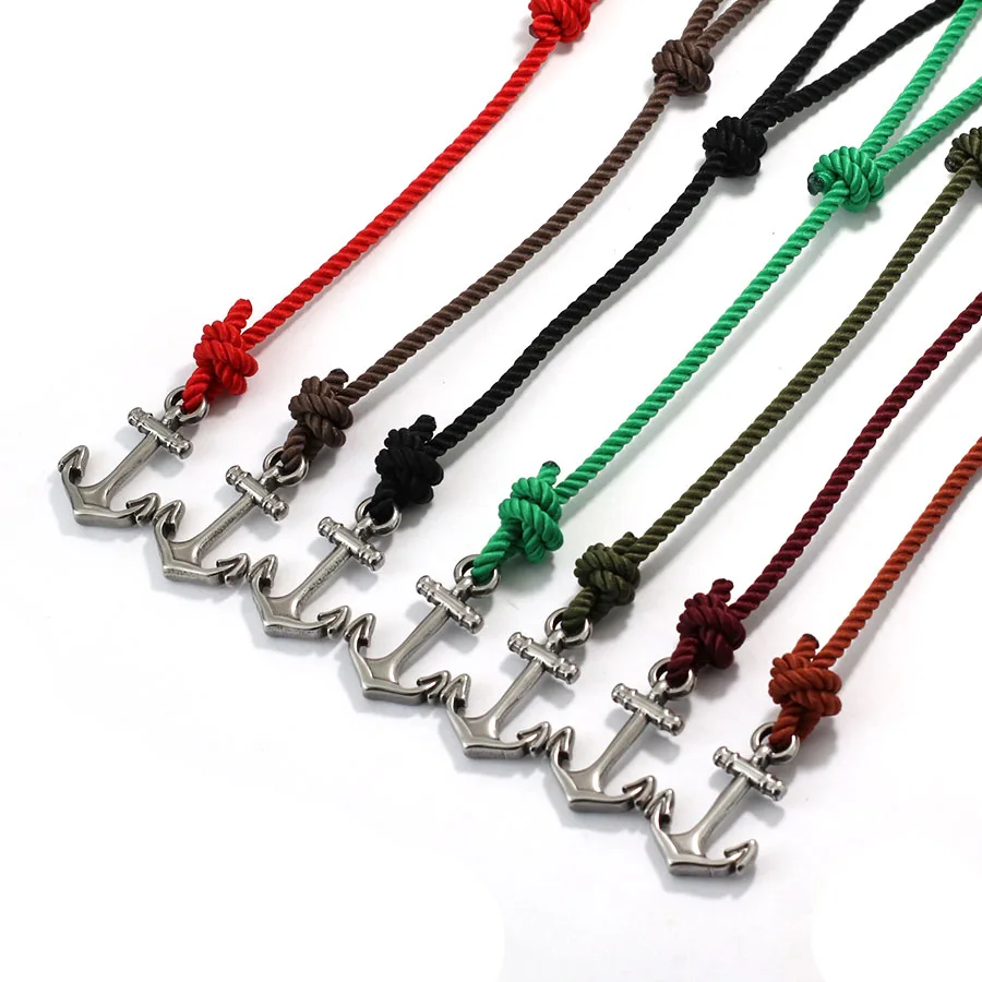 Nautical Rope Adjustable Bracelet for Men Outdoor Sports