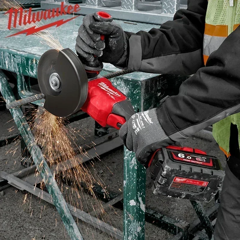 MILWAUKEE M18 FSAG125XPDB Angle Grinder 125 MM Flathead Braking