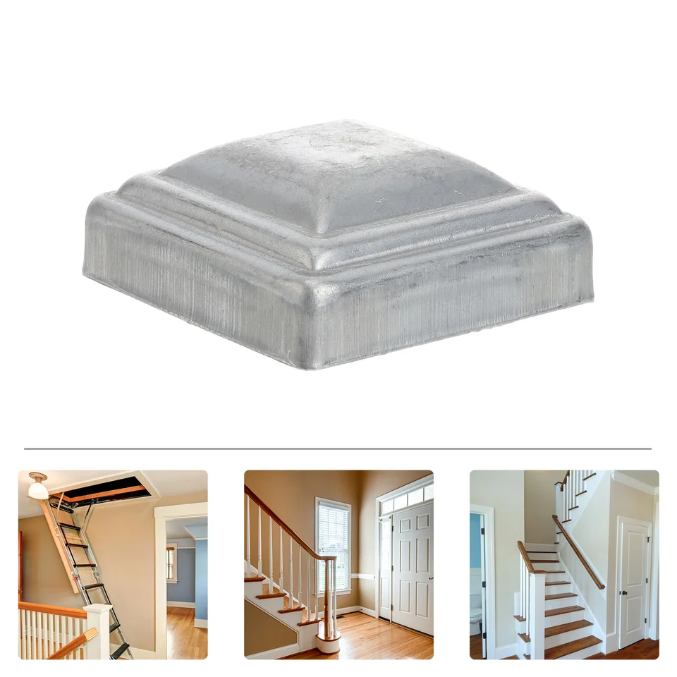 Tapa Para Poste De Valla ALBERTS - Acero Galvanizado, Varios Tamaños, Ideal Para Proteger Postes De Jardín O Cerramientos