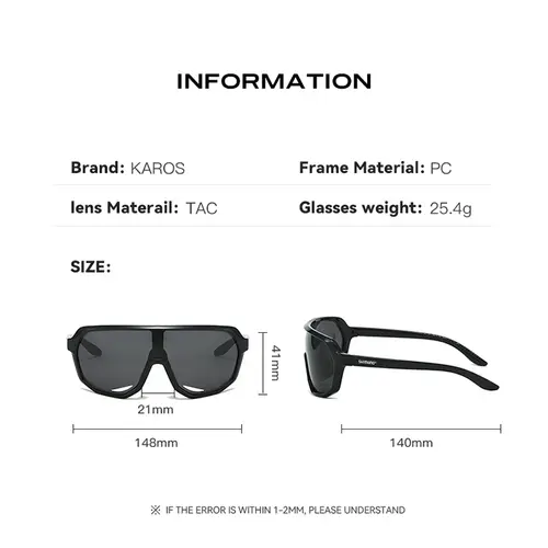 KAROS Polarized Sunglasses Men Women Fashion Square Driving Sun Glasses UV Protection Outdoor Sports Fishing Eyewear YZ2019 - Image 6