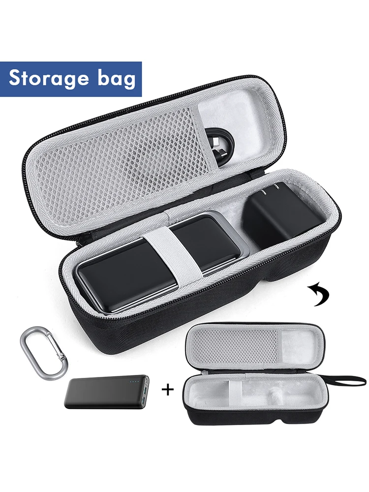 방수 하드 여행용 케이스 EVA 손잡이 및 카라비너 포함 하드쉘 케이스 앵커 프라임 파워뱅크 20000mAh 200W용