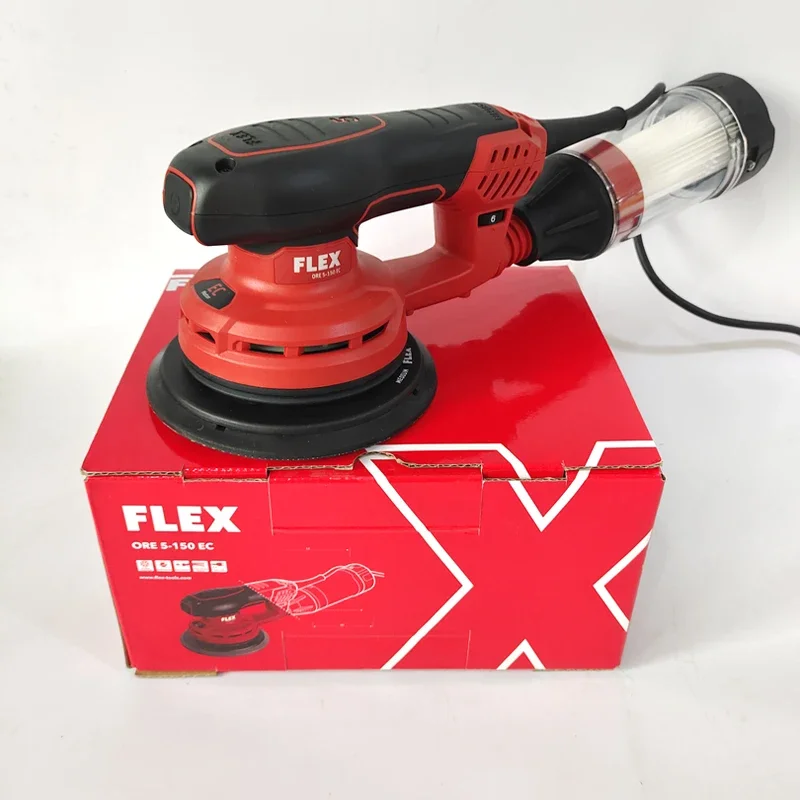 FLEX 400W Multi-Purpose Electric Sander And Polisher with Variable Speed Control for Cars Wood Metal-Compact Powerful Tool