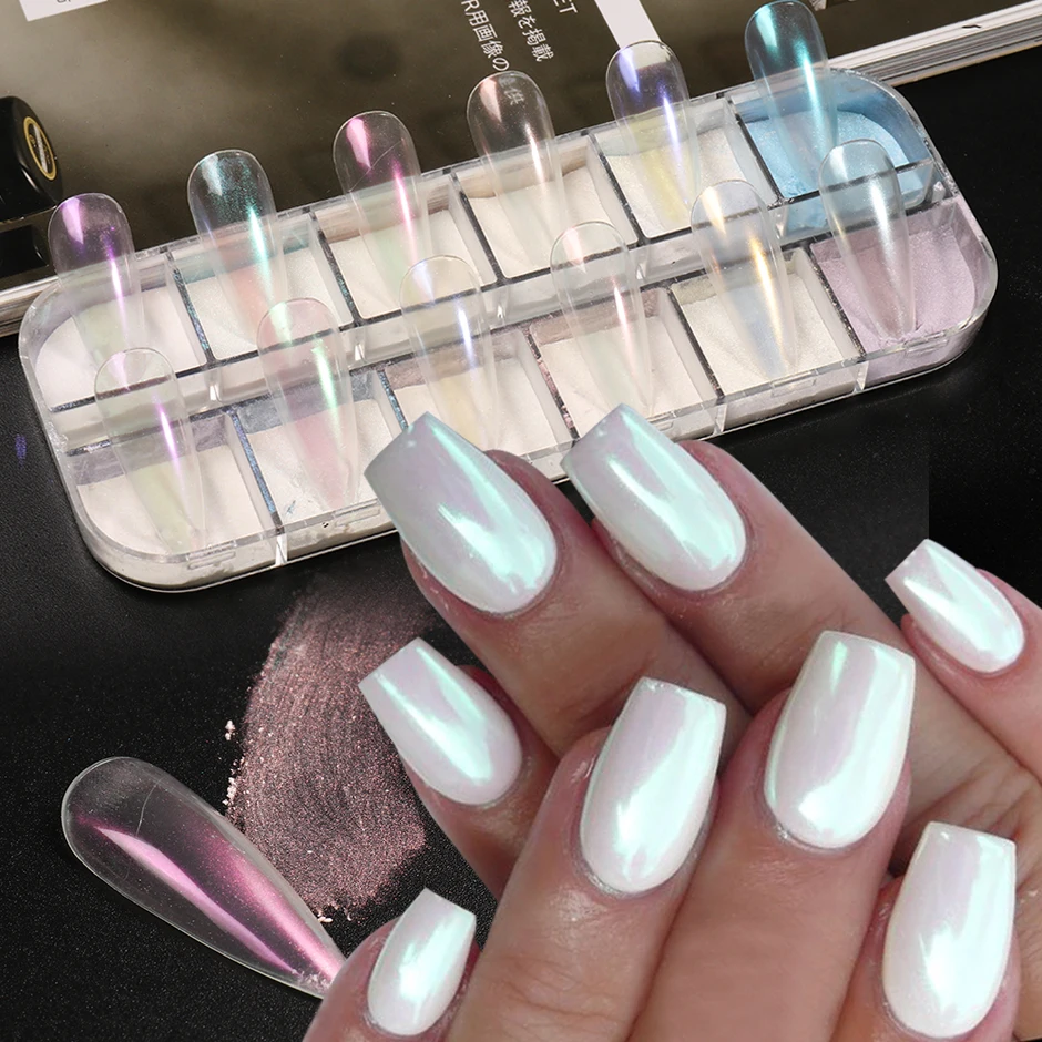 Unicorn Gel Nail Polish 6 Colors Pearl Mermaid Aurora Gel - Temu