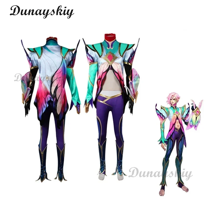 

Game LOL Ezreal Flower Fairy Cosplay Costume clothing game anime cosplay costume outfits Male Clothes Party