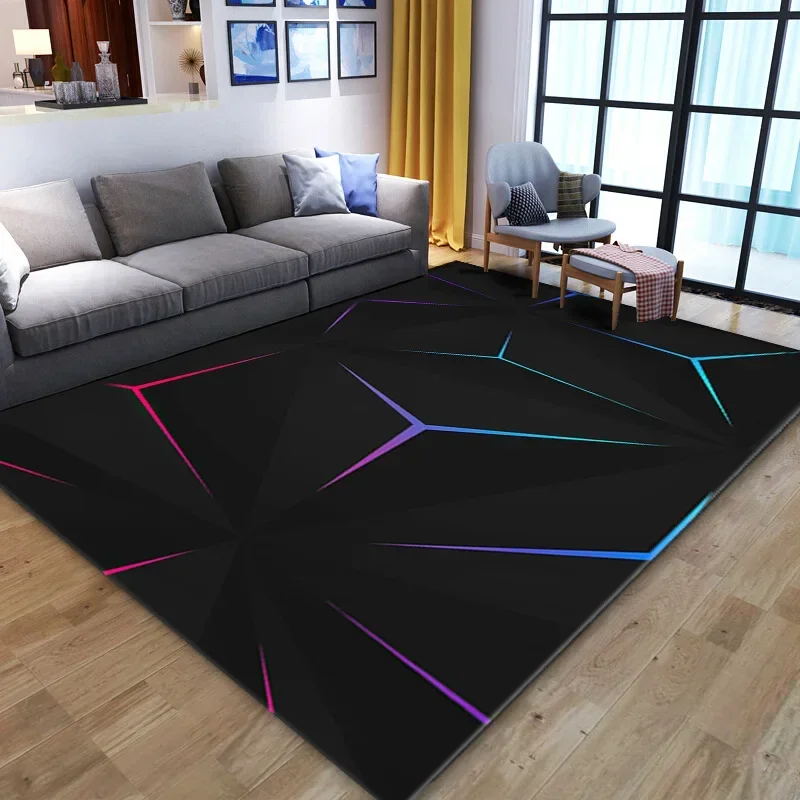 3D Vortex Illusion Carpet for Living Room Home Decorations Sofa Table Large Area Rugs Playroom Anti-slip Floor Mat Alfombra