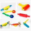 6pcs Bundle New Creative 3D Plasticine Tools Playdough Kit Color Play Dough Model Tool Toys Clay Moulds Deluxe Set 6