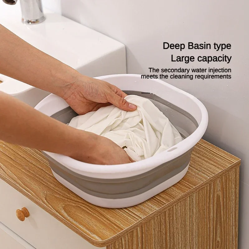 Folding Wash Basin Multi-purpose Lightweight Hanging Collapsible Basin for Camping Sink and RV Sinks Cleaning Tool folding wash basin,collapsible wash basin,foldable wash basin