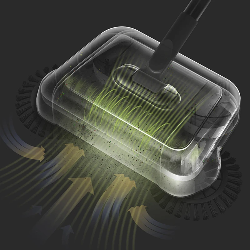 Sweeper Magic Broom Dustpan Set Hand Push Cleaning Machine Floor Vacuum Cleaner Household Lazy All-in-one Sweeping Tools