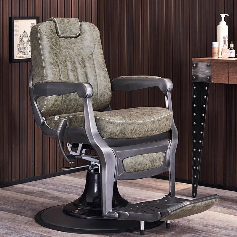 

Swivel Professional Barber Chair Rolling Hairdressing Armchairs Recliner Chairs for Salon Beauty Sillas De Barberia Furniture