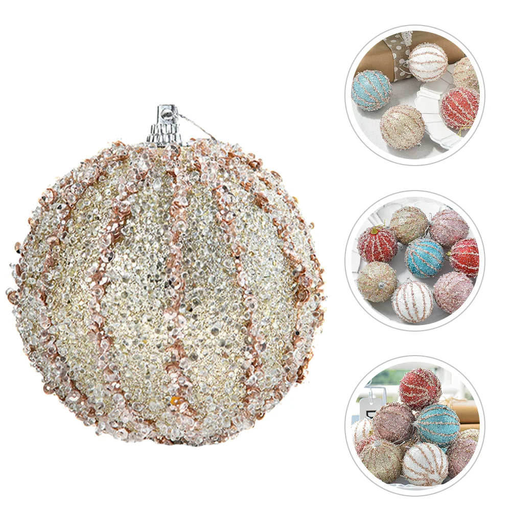 

8cm Christmas Ball Ornaments Bauble Christmas Tree Hanging Pendants New Year Party Decorations Navidad Noel
