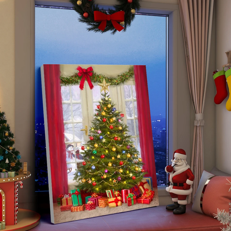 GATYZTORY Painting Paints By Numbers Oil Art Christmas gift Art Supplies Adult Coloring Canvas Picture Handmade Home Decoration