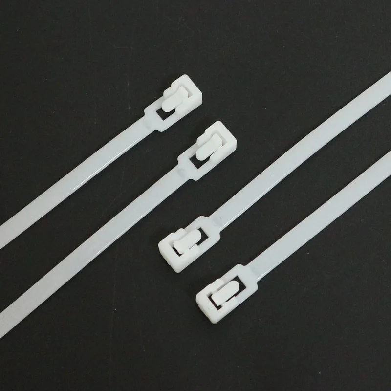 releasable de nailon plasticos coloridos brancos auto travamento 04