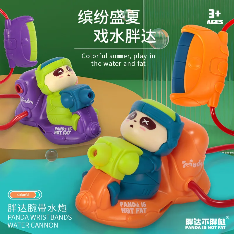 

Summer Water Gun Pangda Wrist Belt Type Water Gun Long Range Children'S Press Type Water Gun Beach Playing Toys