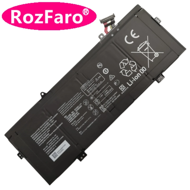 

RozFaro HB4593R1ECW-22A Battery For Huawei Matebook 2020 2021 R5 R7 KLVL-WFE9 WDH9 WFH9 WXX9-pcb KLVD-WFH9 MACHD-WFE9Q MACH-W29