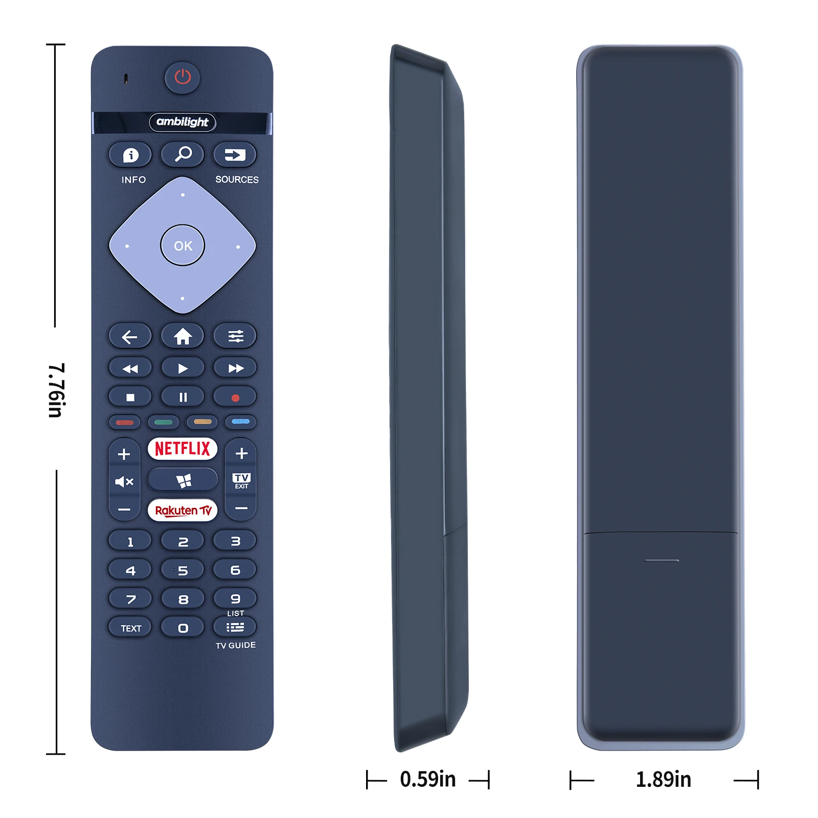 YKF348-001 Mando a Distancia para Philips TV 996590020164