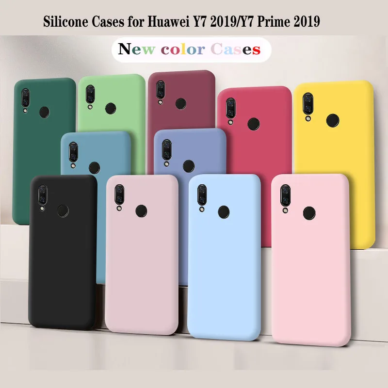 Custodia Trasparente LuluMain Per Huawei Y7 (2019) E Y7 Pro (2019) - Silicone TPU Ultrasottile Anti-Giallo
