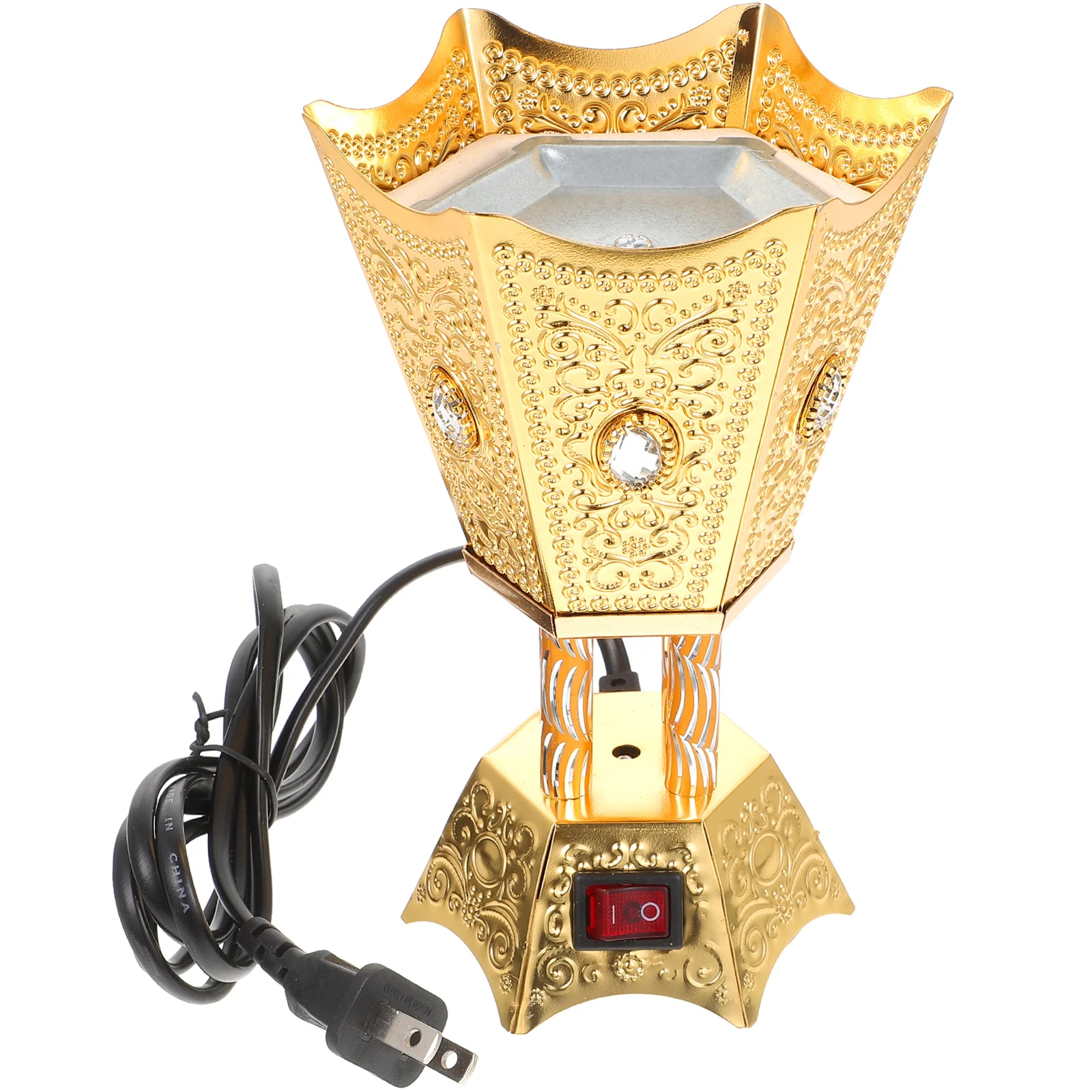

Eid Mubarak Incense Burner Holder Electric Middle East Style Vintage Arab Ramadan Mubarak Incense Holders Decorative Incense