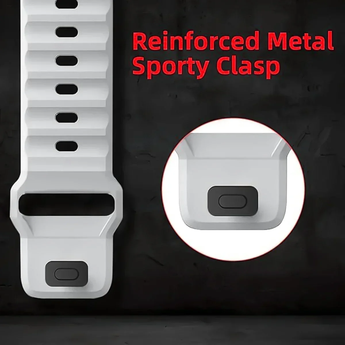 QuickFit Silicone No-Gap Watchband - Versatile 22mm & 26mm Strap