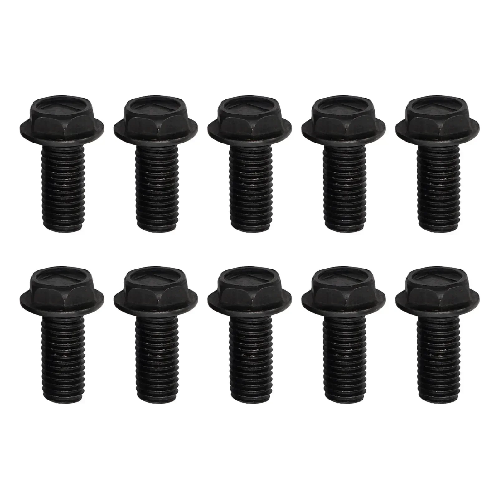 10pcs Saw Blade Screw M8 M7 M6 Left Hand Thread Hex Flange 6mm/7mm/8mm For Cutting Machine High Strength And Hardness Tool Parts