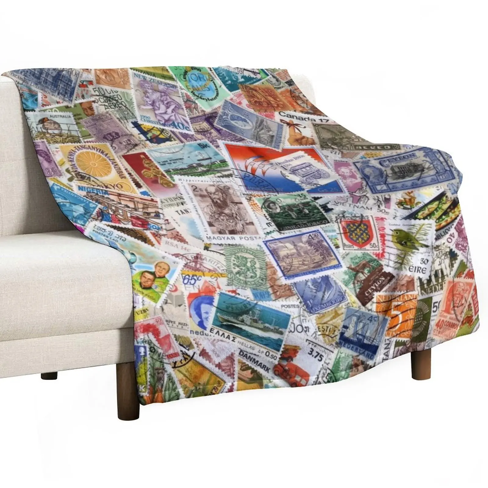

Stamp To It Throw Blanket Blankets For Baby Sofa Blanket