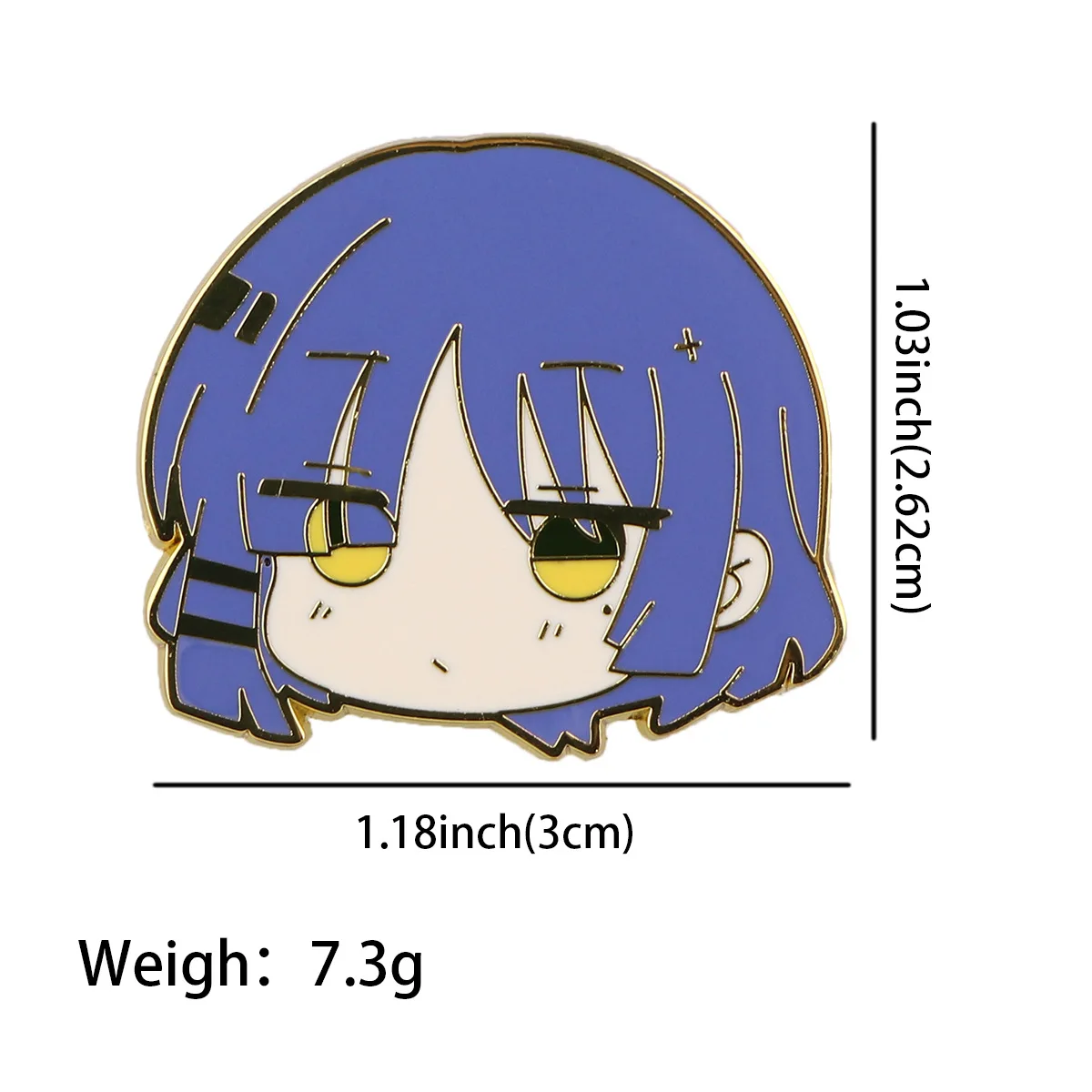 Anime Cosplay Brooch Set - Cute Character Lapel Pins and Fashion Accessories Gift Collection