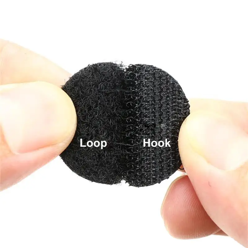 Hook And Loop Self-adhesive Tape With 10mm Diameter