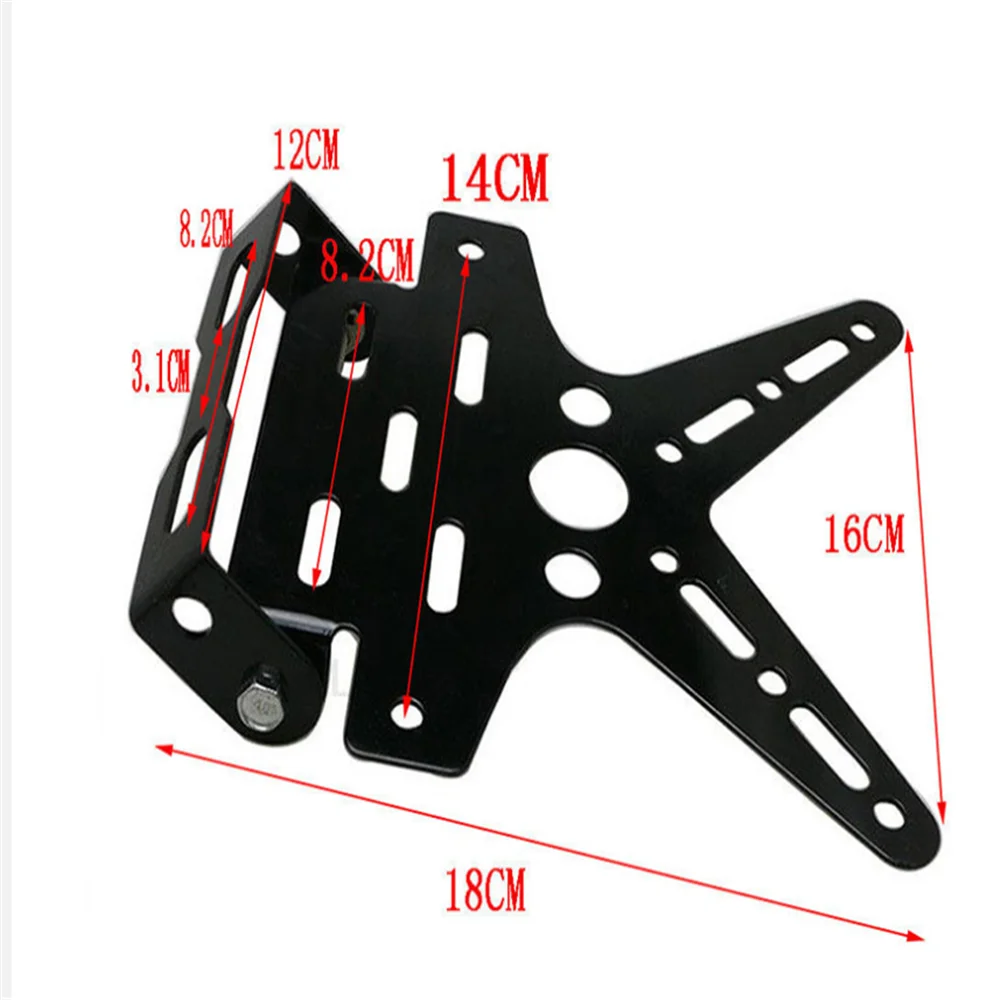 스즈키 GSXR1000 GSXR600 GSXR750 GSR600 GSR750 GSX-S750 용 오토바이 조정 가능한 라이센스 플레이트 홀더