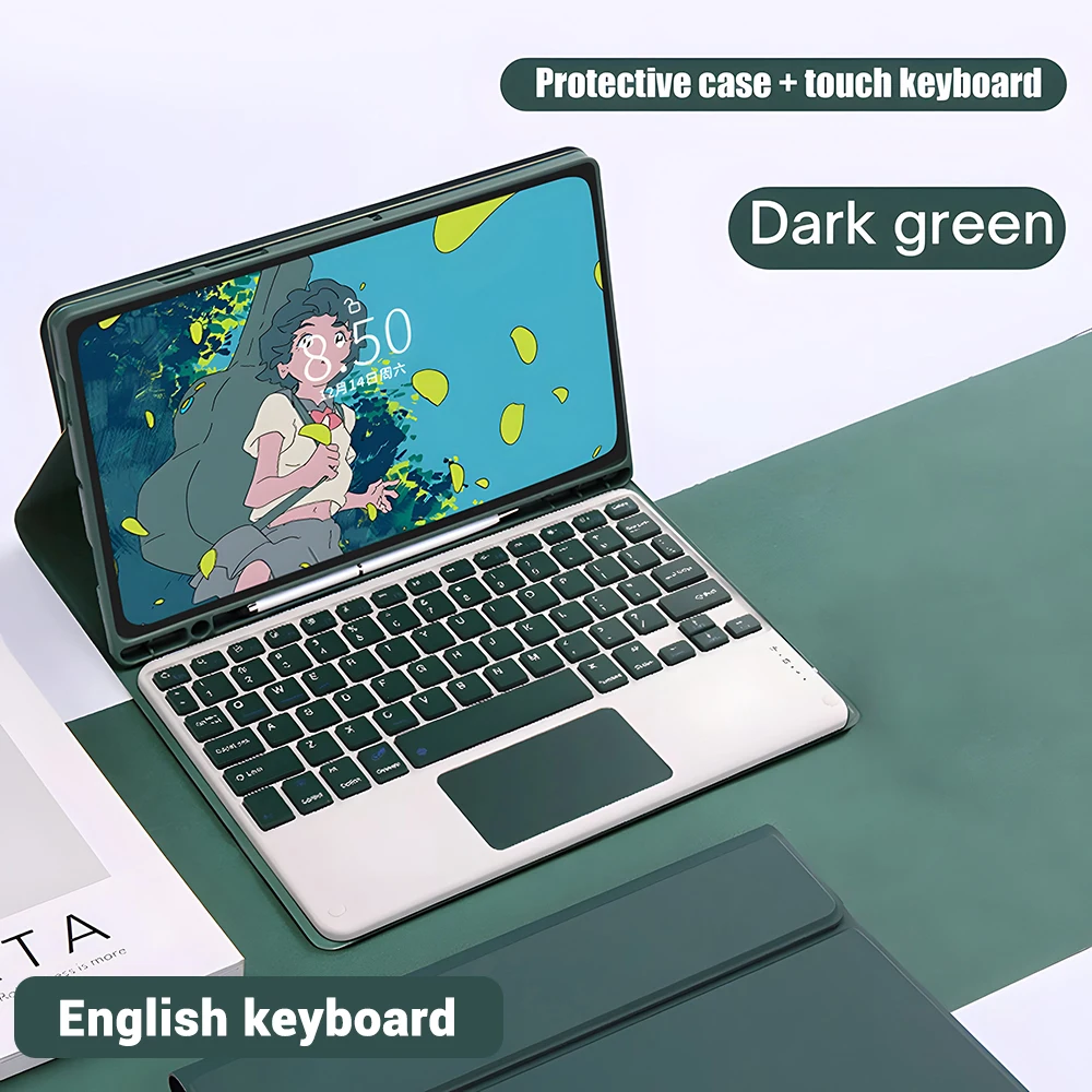 Wireless Keyboard Case with Free Mouse