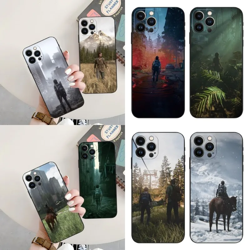 Funda De Teléfono Tomb Raider Para Iphone 14, 13, 12, 11 Pro Max, Xr, X, Xs Mini, 6, 6S, 7, 8 Plus, Se, 2022, Silicona Suave Negra