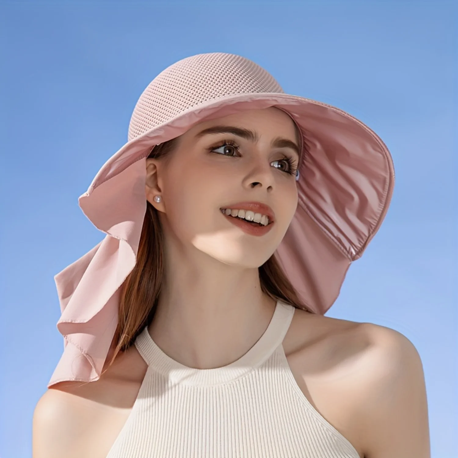 Womens Premium UV Shield Wide Brim Sun Hat-Foldable & Versatile for Beach, Fishing, Garden, Hiking-Perfect Summer Outdoor Es