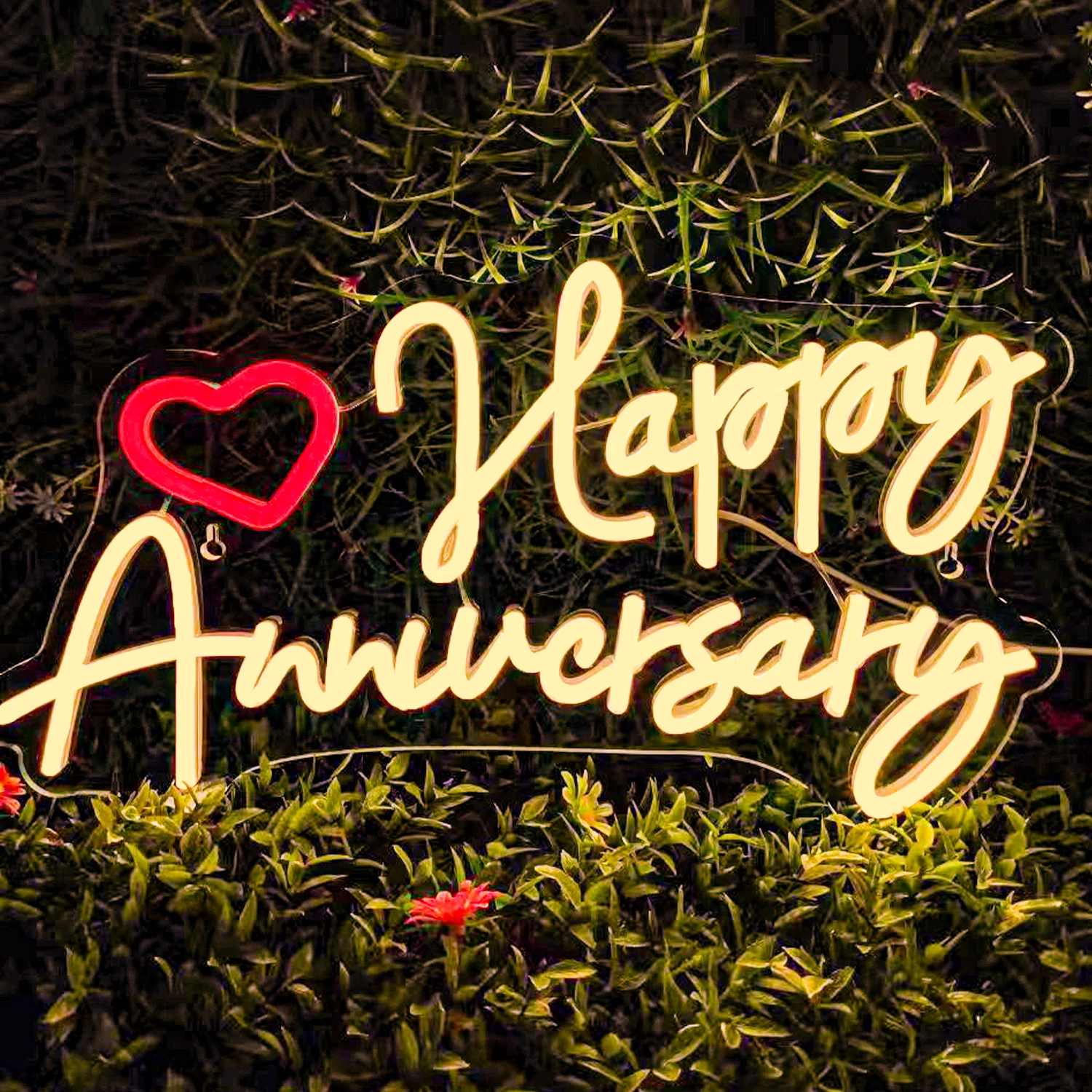 Happy Anniversary Wallpaper? Here\u0026#39;s Exactly How This Neon Sign  Transformed My Celebration Space, image size:1500x1500