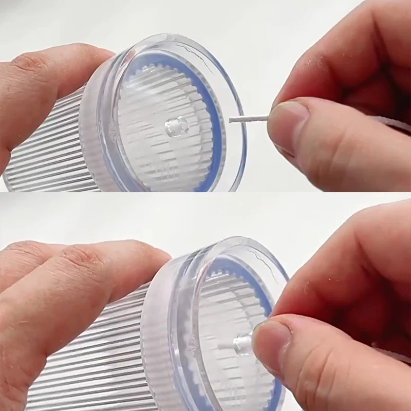 DIY Zylinderförmige Kerzenform mit Nadelstreifenmuster, 3D-Flachkopf-Zylinderform für Kerzenherstellung, Langlebige und Leicht zu Entformende Kunststoffgussform – Detail 1