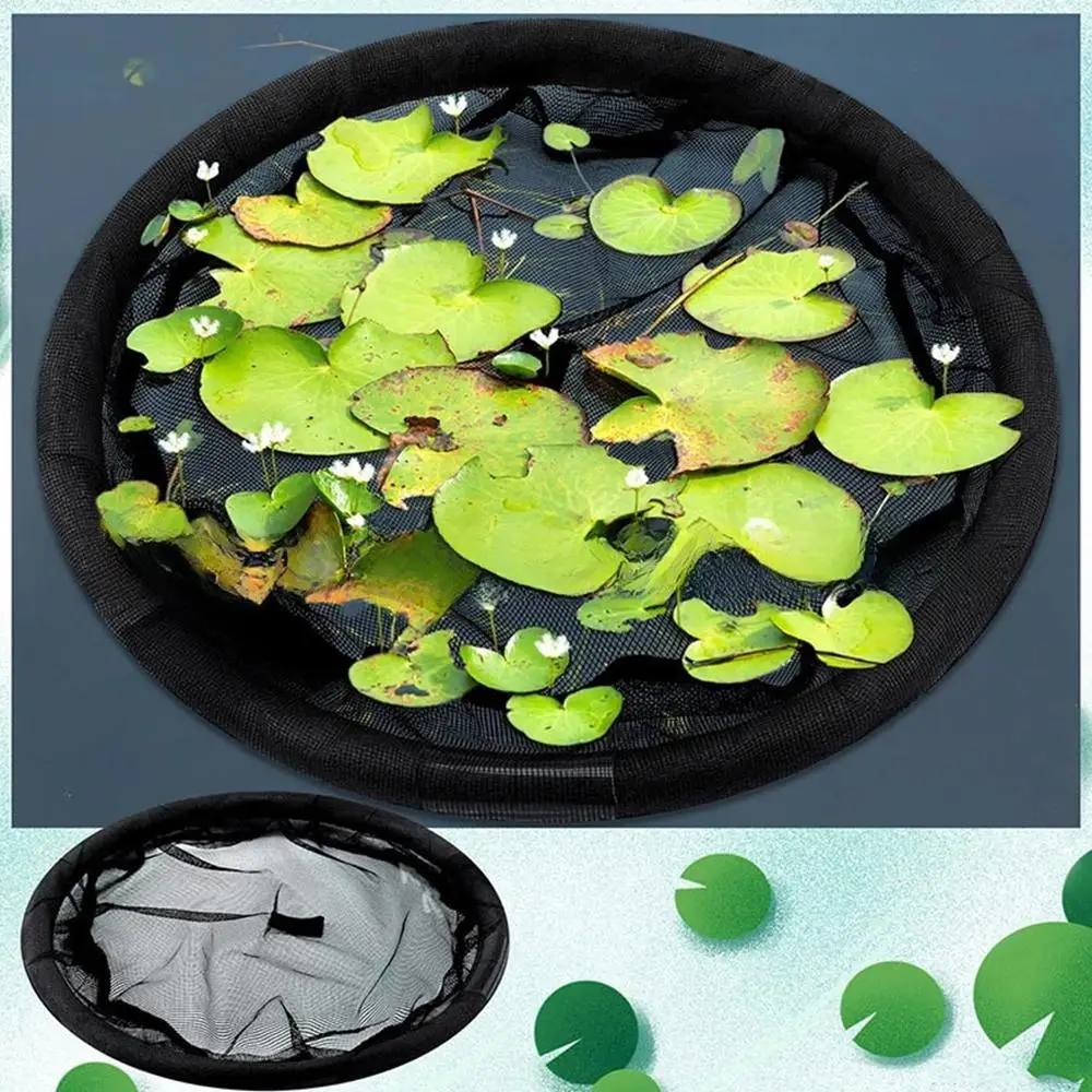 Schwimmende Flora-Fischbarriere, Pflanzenschutz, feinmaschig, schwimmender Teich, Korral-Hebering, runder schützender schwimmender Pflanzenkorral