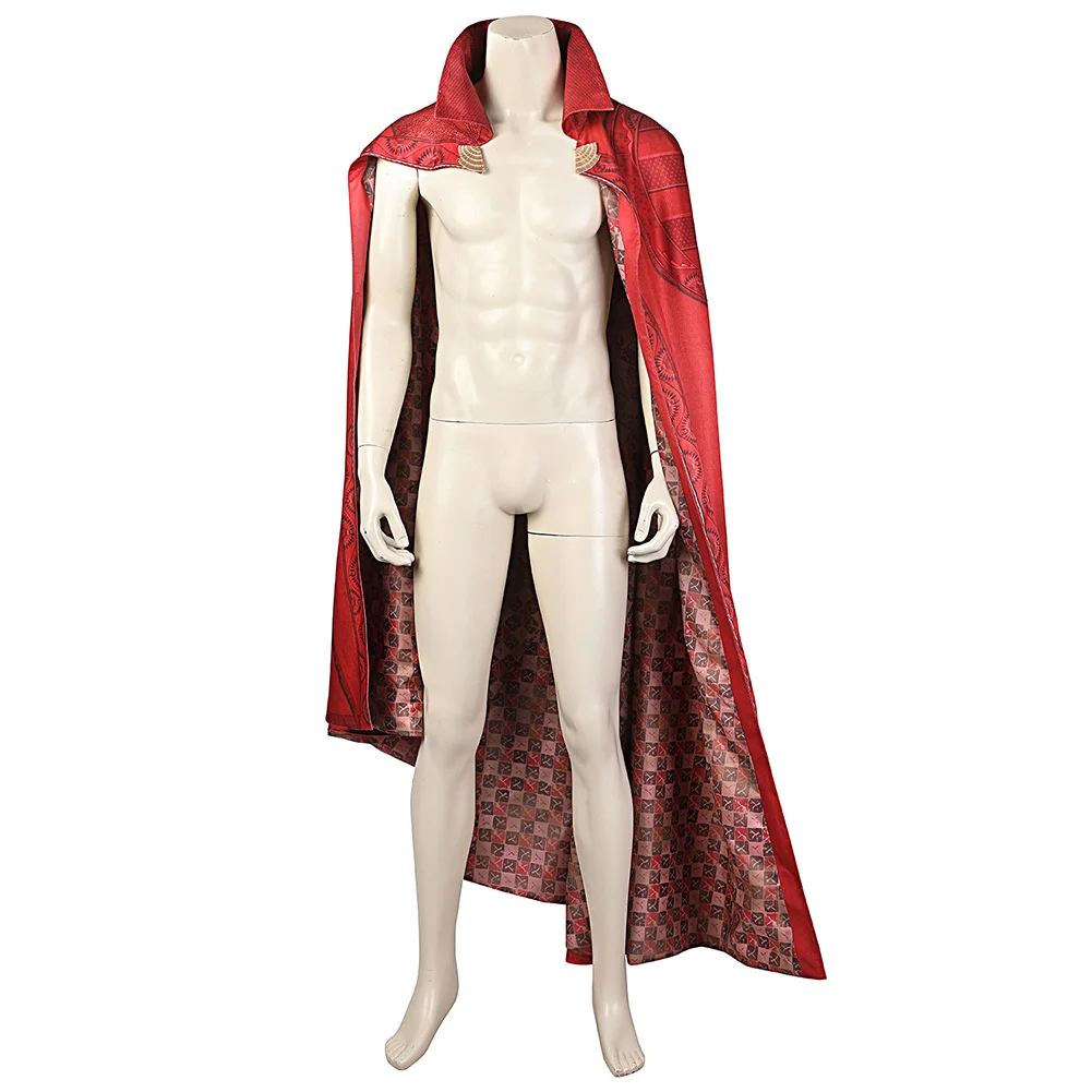 Doctor Cosplay Costume Male Superhero in the Multiverse Disguise Madnes Strange Roleplaying Halloween Carnival Part Suit