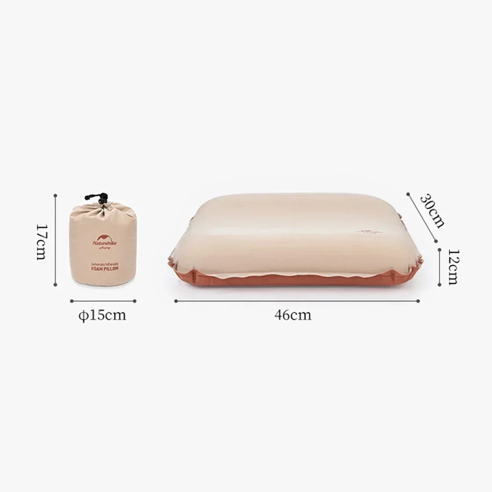 Automatic Inflatable Pillow for Outdoor Hiking, Suitable for Hiking Backpack, Camping Essentials