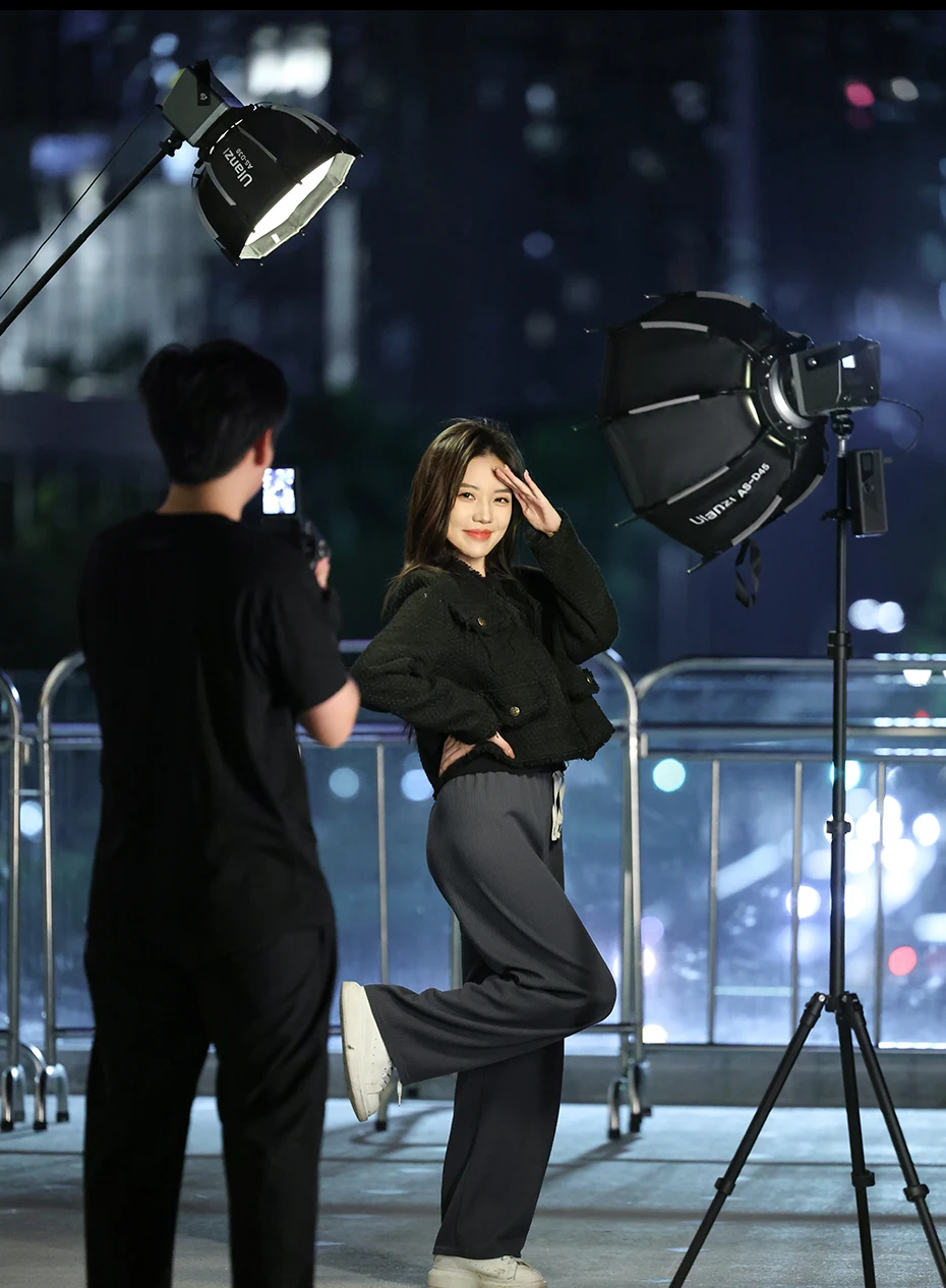 Description Picture 5 of itemUlanzi LT005 60W COB Video Light 2700-6500K Bi-Color Photographic LED Light for Photo Studio Film Camera Shooting Livstreaming