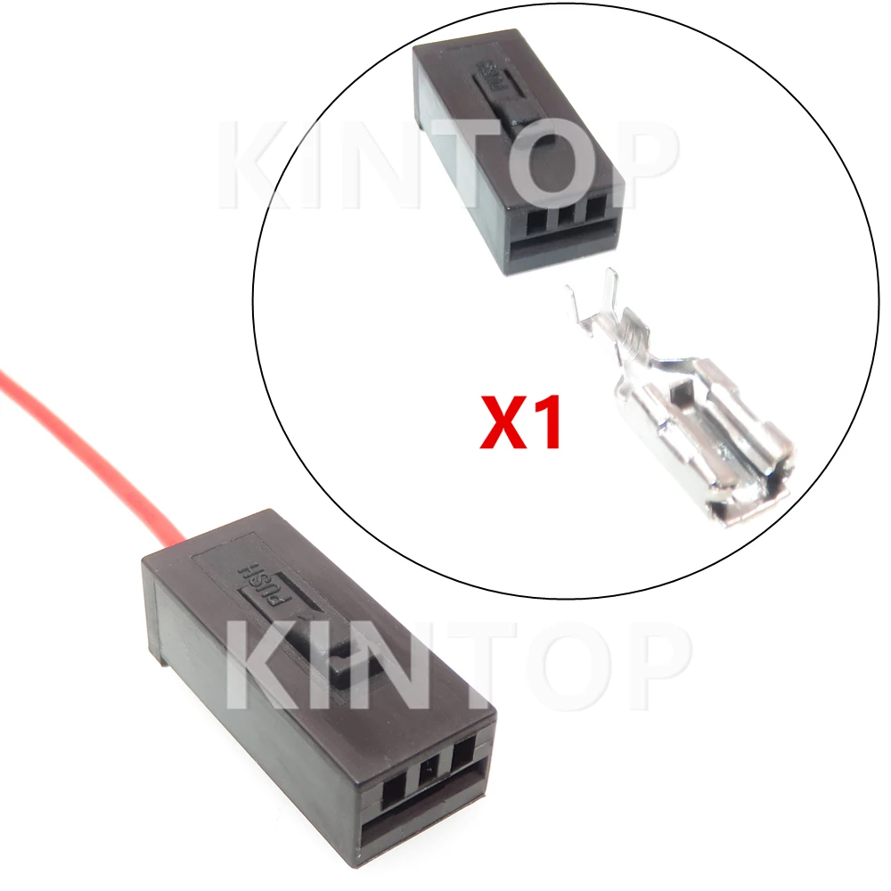 

1 Set 1 Pins Auto High Current Power Wiring Terminal Connector 1900-1003 Car Starter Plastic Housing Unsealed Socket With Wires