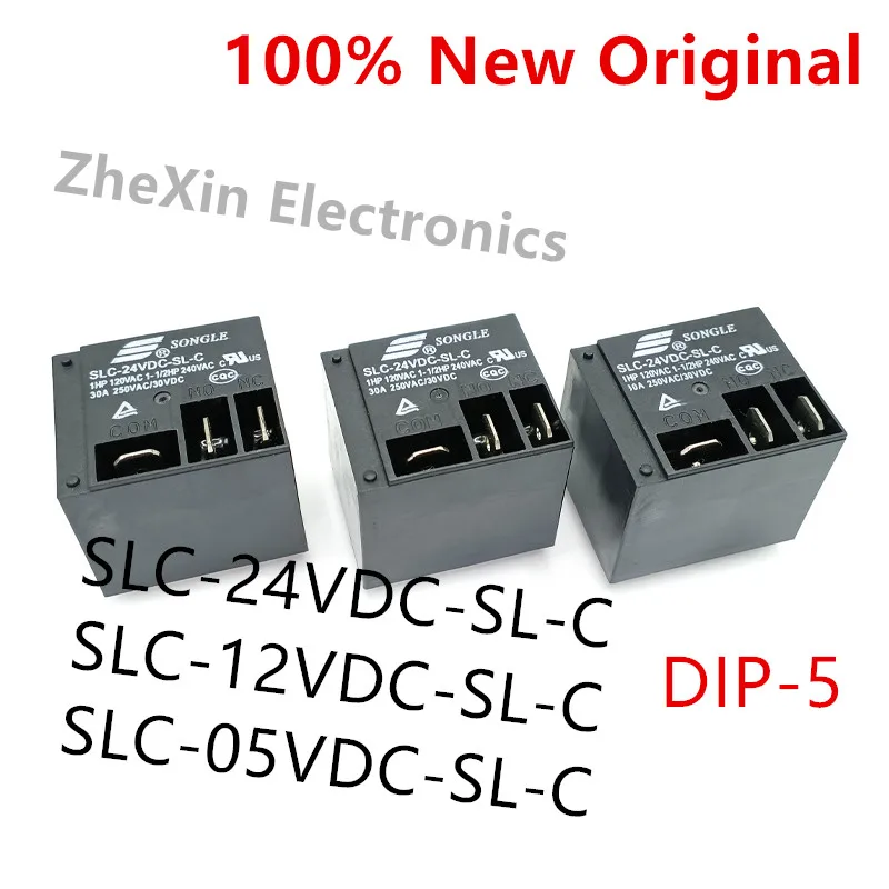 

5-10PCS/Lot SLC-24VDC-SL-C 、SLC-12VDC-SL-C 、SLC-05VDC-SL-C DIP-5 New original Relay A set of normally open SLC-24V-SL-C