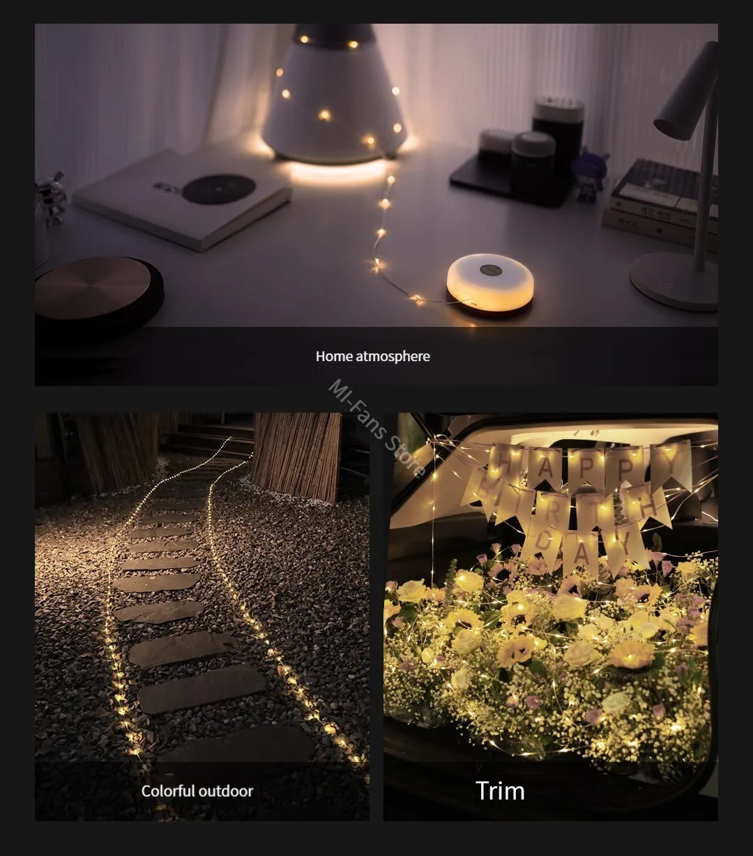 NexTool Camping Atmosphere Light IPX7 Waterproof Recyclable Night Light description image 7