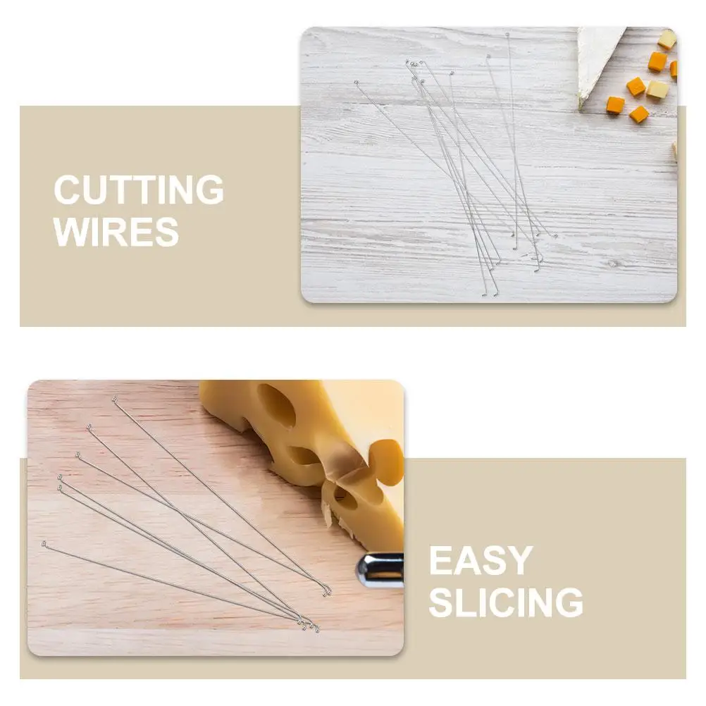 10 Pcs Cutting Line Slicer Cheese Metal Wire Replacement Butter Replaceable for Cutter Steel Multifunction