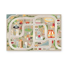  Girl Room Floor Mat Home Decoration Children Hopscotch Carpet Bedroom Lounge Carpet Room Sofa Cushion Cartoon Carpet Non-Slip 